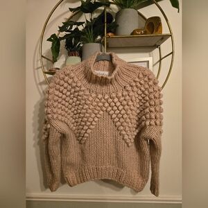 Chicwish Handmade Wool Blend Bubble Sweater